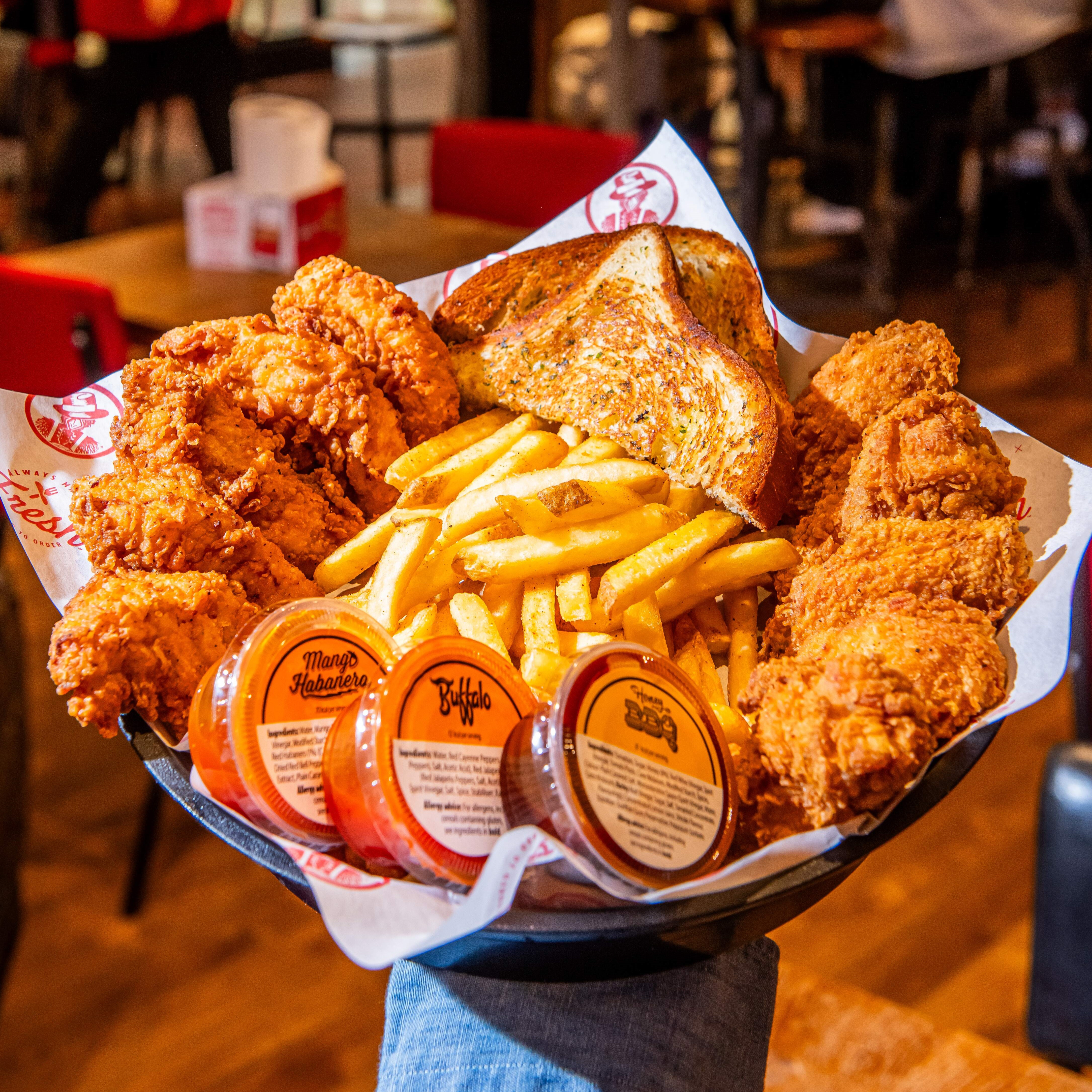 Fresh, delicious chicken. Cooked-to-order